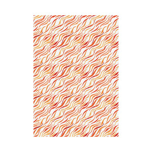 Fire flame watercolor pattern House Flag Garden Flag