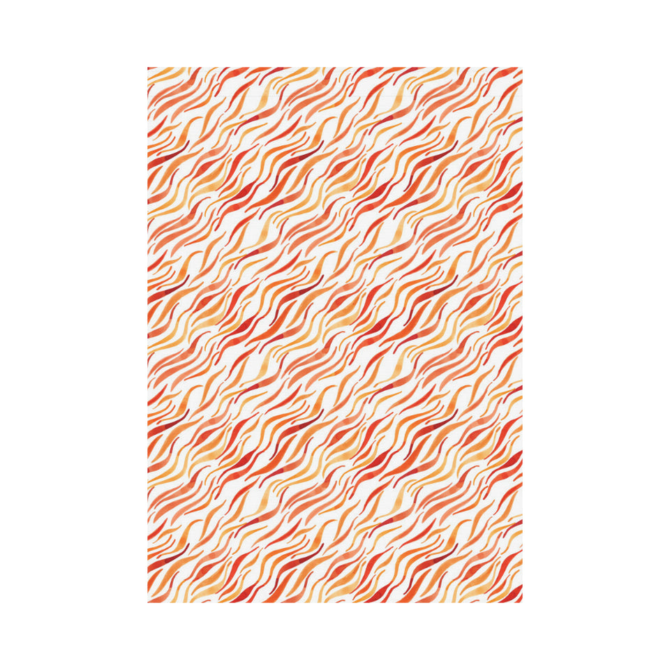 Fire flame watercolor pattern House Flag Garden Flag