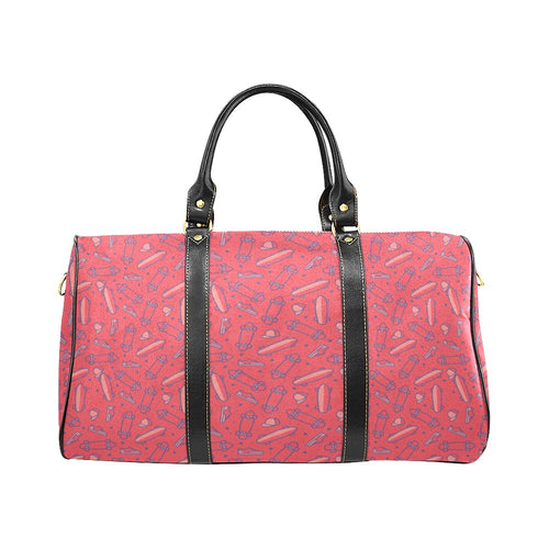 Skate Board Pattern Print Design 01 Travel Bag