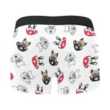 French bulldog cup paw pattern Men's All Over Print Boxer Briefs Men's Underwear