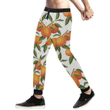 Oranges pattern background Unisex Casual Sweatpants