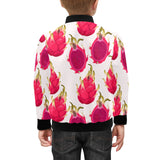 dragon fruits design pattern Kids' Boys' Girls' Bomber Jacket