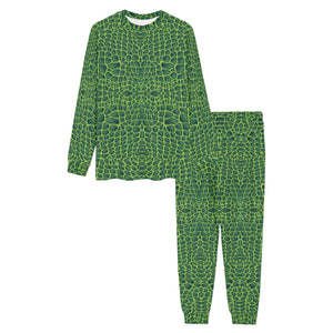Crocodile Skin Printed Men's All Over Print Pajama