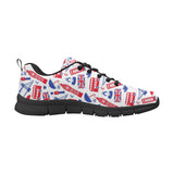 British Pattern Print Design 01 Women's Sneaker Shoes