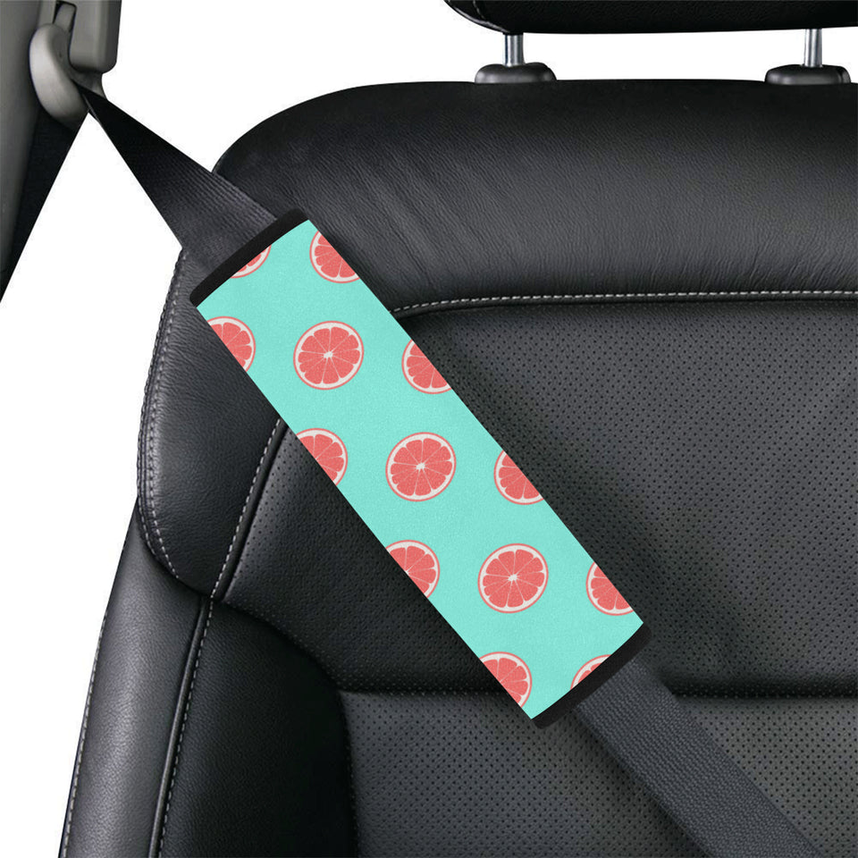 Grapefruit green background Car Seat Belt Cover