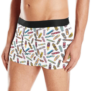 Skate Board Pattern Print Design 05 Men's All Over Print Boxer Briefs Men's Underwear