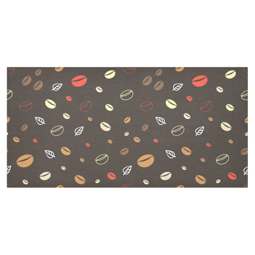 Coffee bean leave pattern Tablecloth