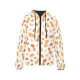 peanuts pattern Women's Padded Hooded Jacket