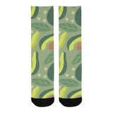 Avocado pattern Crew Socks