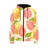 Beautiful guava pattern Men's Padded Hooded Jacket