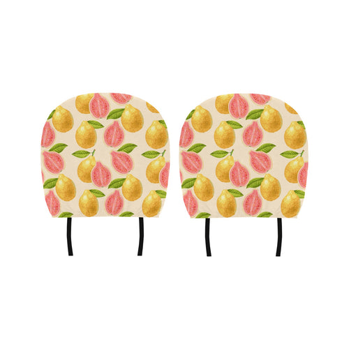 Beautiful guava pattern Car Headrest Cover