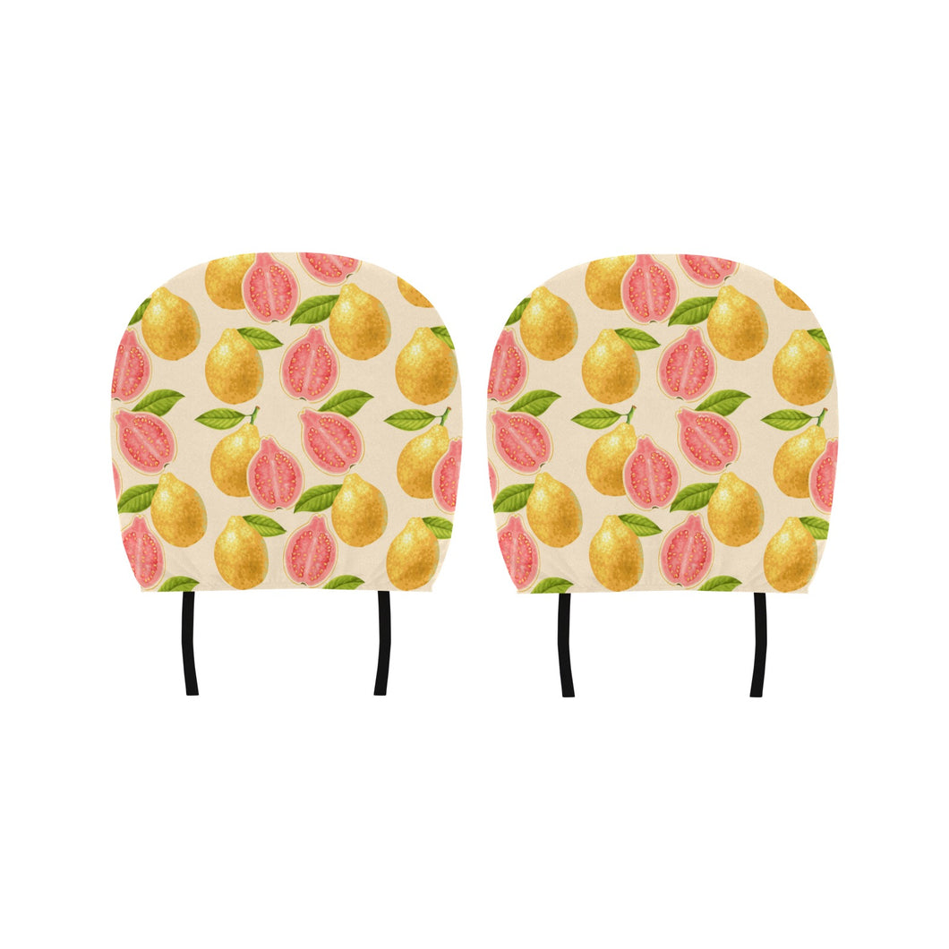 Beautiful guava pattern Car Headrest Cover