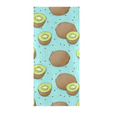 Kiwi blue background Beach Towel