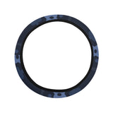 Blue Theme guitar pattern Car Steering Wheel Cover