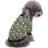 Squirrel Pattern Print Design 03 All Over Print Pet Dog Round Neck Fuzzy Shirt