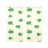 Broccoli pattern Gauze Curtain
