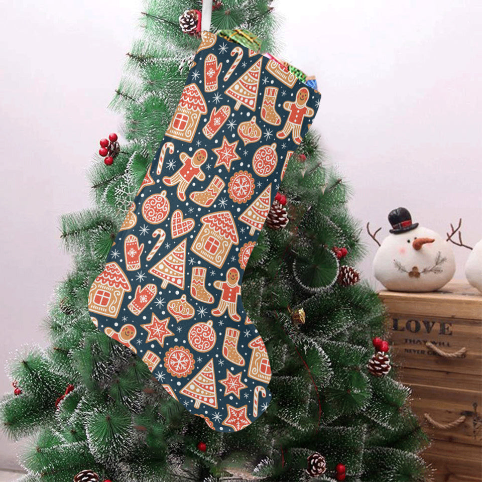 Christmas gingerbread cookie pattern Christmas Stocking