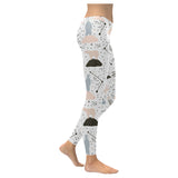 Polar bears star poka dot pattern Women's Legging Fulfilled In US