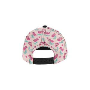 Cute little mermaid pattern All Over Print Snapback Cap