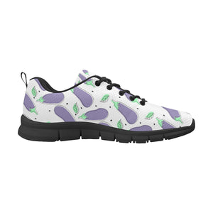 Eggplant Pattern Print Design 05 Men's Breathable Sneakers ( Model 055)