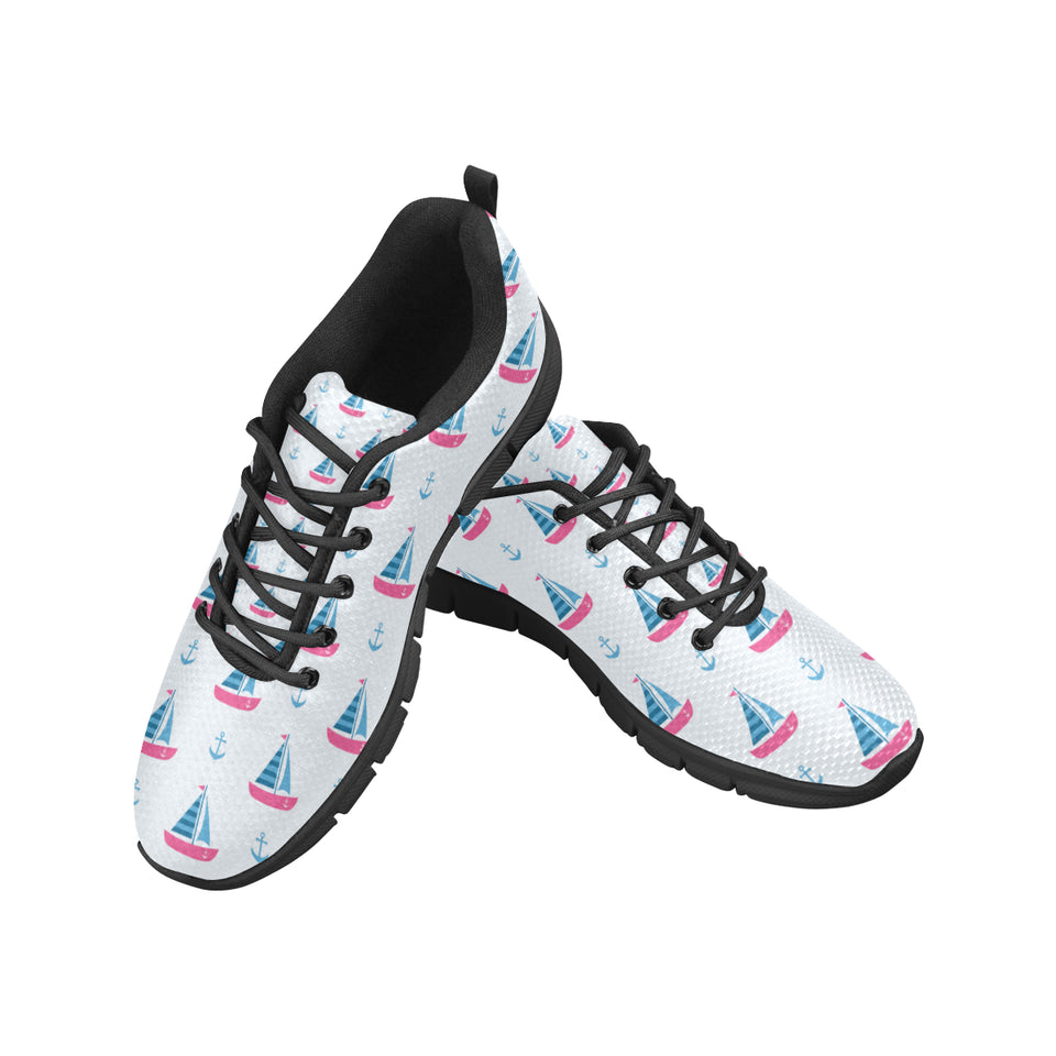 Sailboat anchor pattern Women's Sneaker Shoes