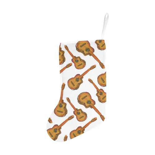 Paint Guitar Pattern Christmas Stocking