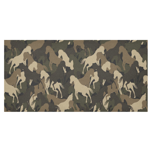 Horse Camouflage Pattern Tablecloth