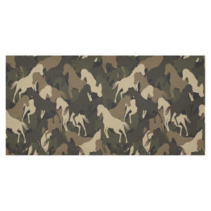 Horse Camouflage Pattern Tablecloth