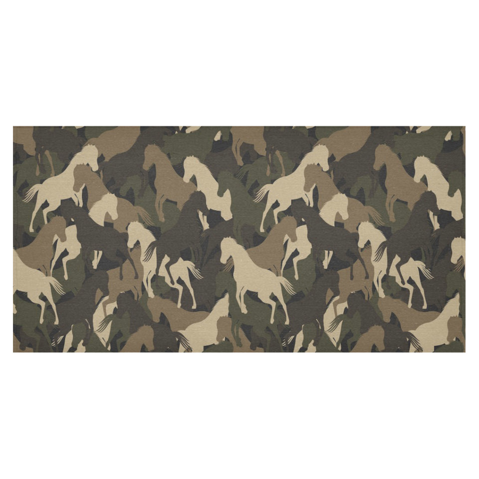 Horse Camouflage Pattern Tablecloth