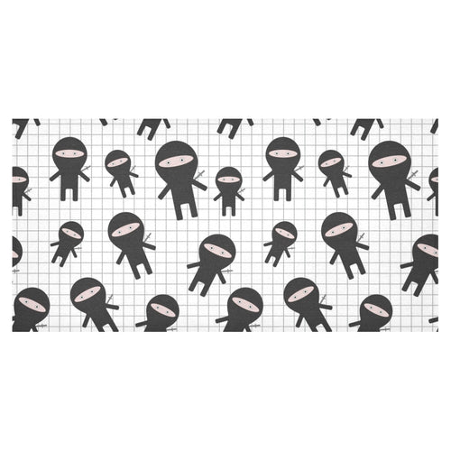 Ninja pattern plaid background Tablecloth
