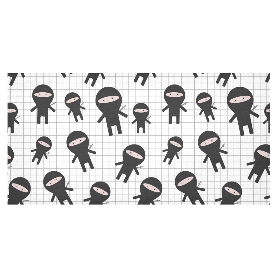 Ninja pattern plaid background Tablecloth