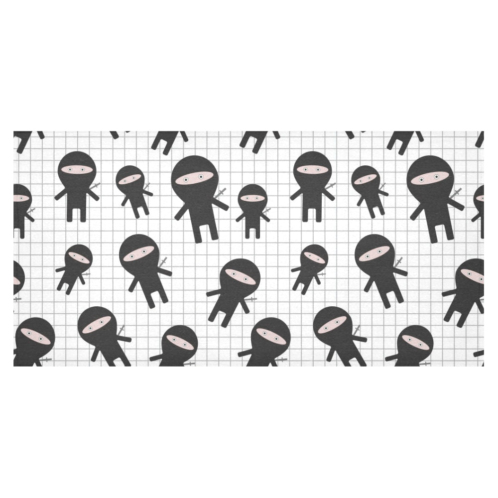 Ninja pattern plaid background Tablecloth