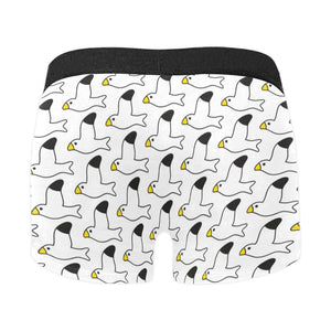 Seagull Pattern Print Design 05 Men's All Over Print Boxer Briefs Men's Underwear