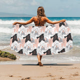 Pig Pattern Print Design 05 Beach Towel