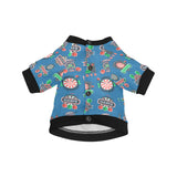 Darts Pattern Print Design 02 All Over Print Pet Dog Round Neck Fuzzy Shirt