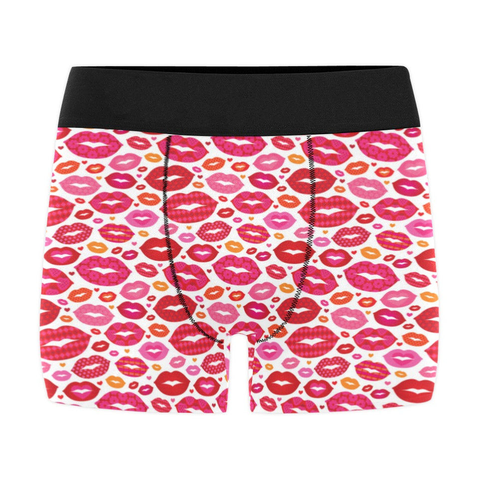 Lips Pattern Print Design 01 Men's All Over Print Boxer Briefs Men's Underwear