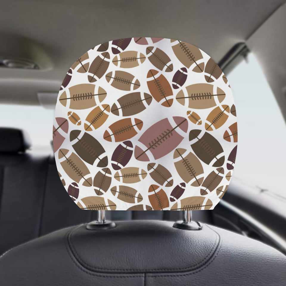 American football ball pattern Car Headrest Cover