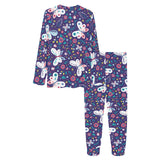 Colorful butterfly flower pattern.eps Women's All Over Print Pajama Set