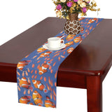 Clown Fish Pattern Print Design 04 Table Runner