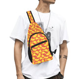 Potato Chips Pattern Print Design 05 All Over Print Chest Bag