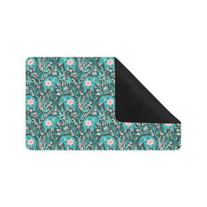 Elephants jungle pattern Doormat