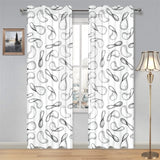 Potato Chips Pattern Print Design 04 Gauze Curtain