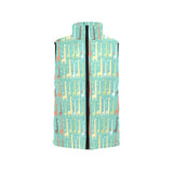 Giraffe Pattern Print Design 01 Men's Padded Vest