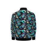 Dragon sea wave pattern Kids' Boys' Girls' Bomber Jacket