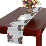 Cute ninja pattern Table Runner