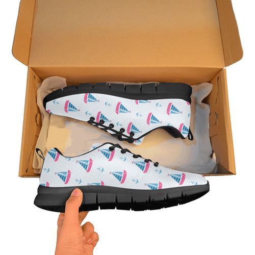 Sailboat anchor pattern Women's Sneaker Shoes