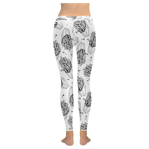 Hand drawn french fries pattern Women's Legging Fulfilled In US