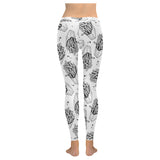 Hand drawn french fries pattern Women's Legging Fulfilled In US