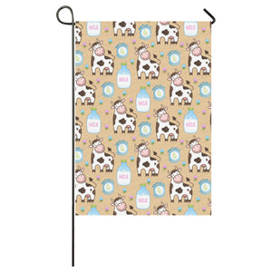 Cow bottle of milk pattern House Flag Garden Flag