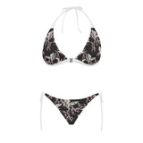 Japanese crane pink sakura pattern Sexy Bikinis Two-Piece Swimsuits